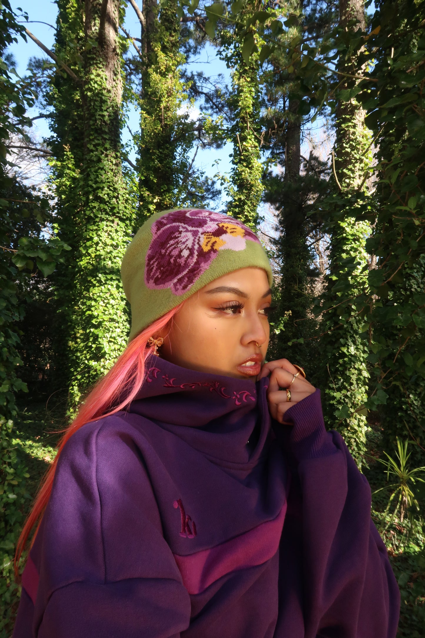 ORCHID BEANIE