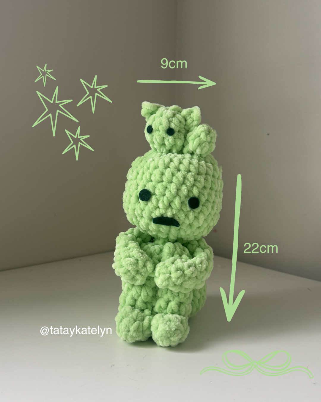 2 in 1 SMALL + MEDIUM SMISKI CROCHET PATTERN
