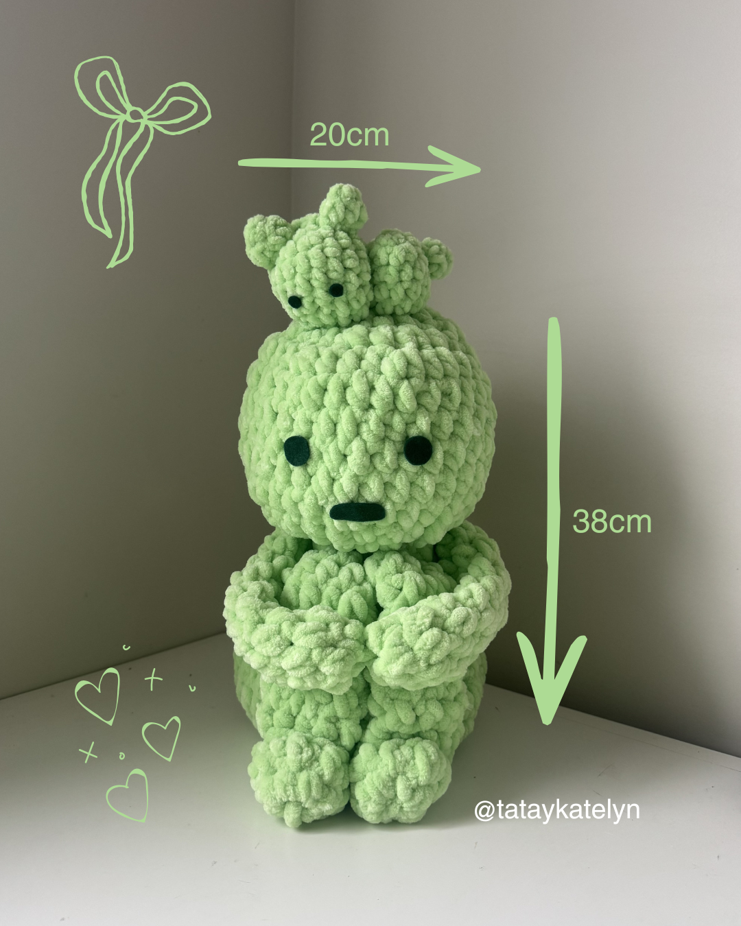 2 in 1 SMALL + MEDIUM SMISKI CROCHET PATTERN