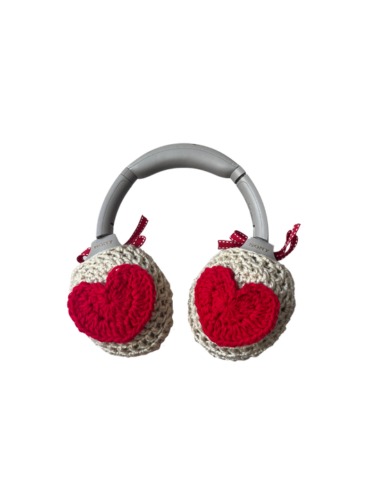 HEART HEADPHONE COVERS ❤︎