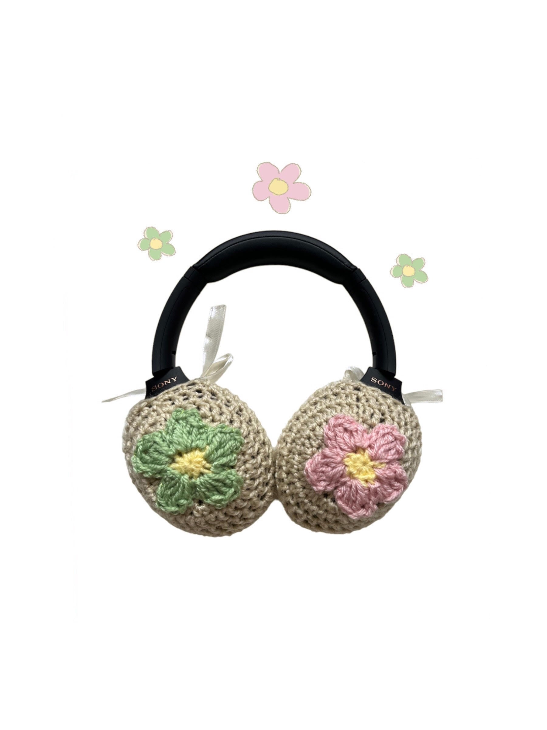 FLOWER HEADPHONE COVERS ❀