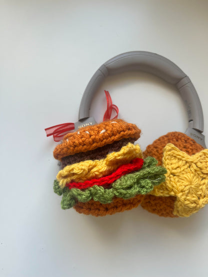 BURGER HEADPHONE COVERS