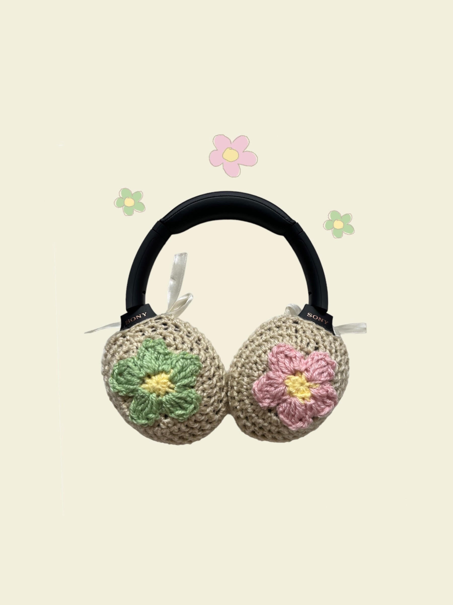 FLOWER HEADPHONE COVERS ❀