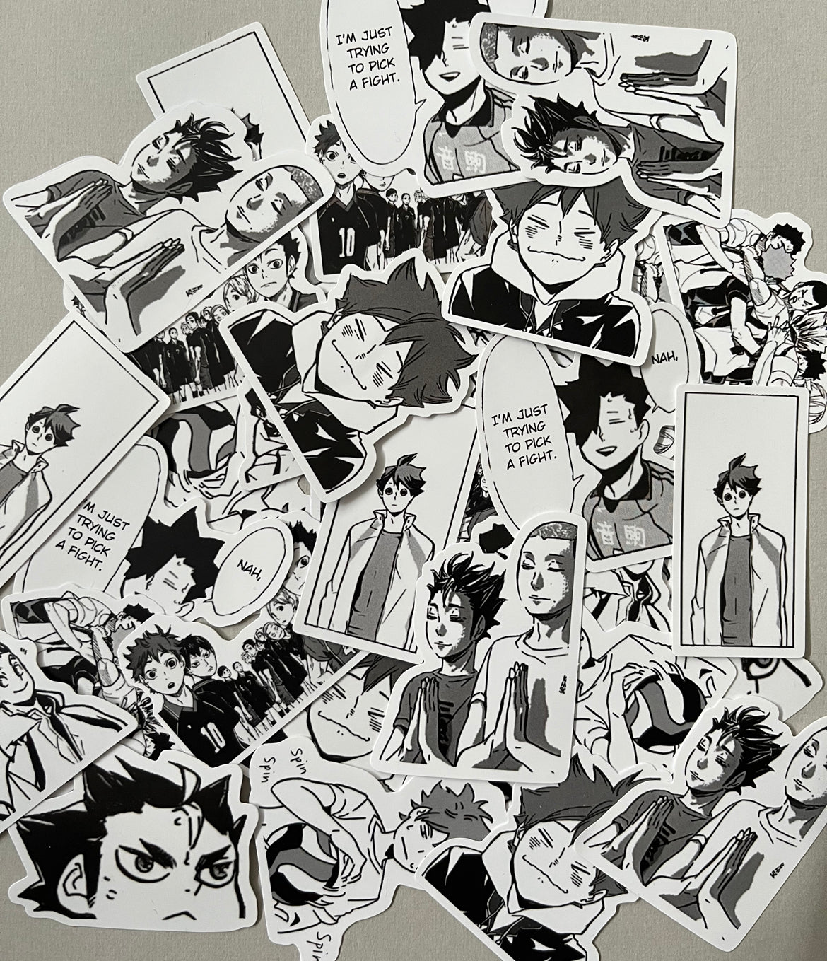 HAIKYUU MANGA STICKERS